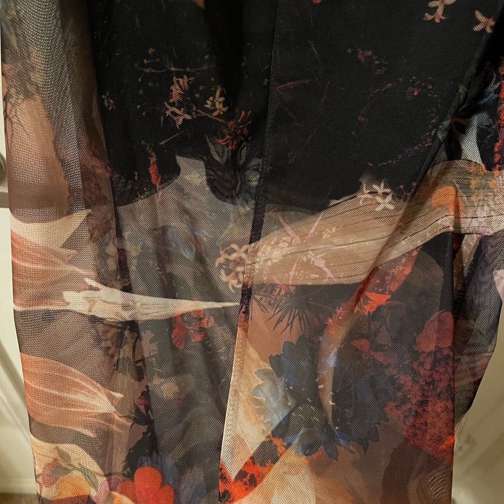 ALLSAINTS collection Sheer Long Sleeve Mesh Dress - Picture 10 of 13